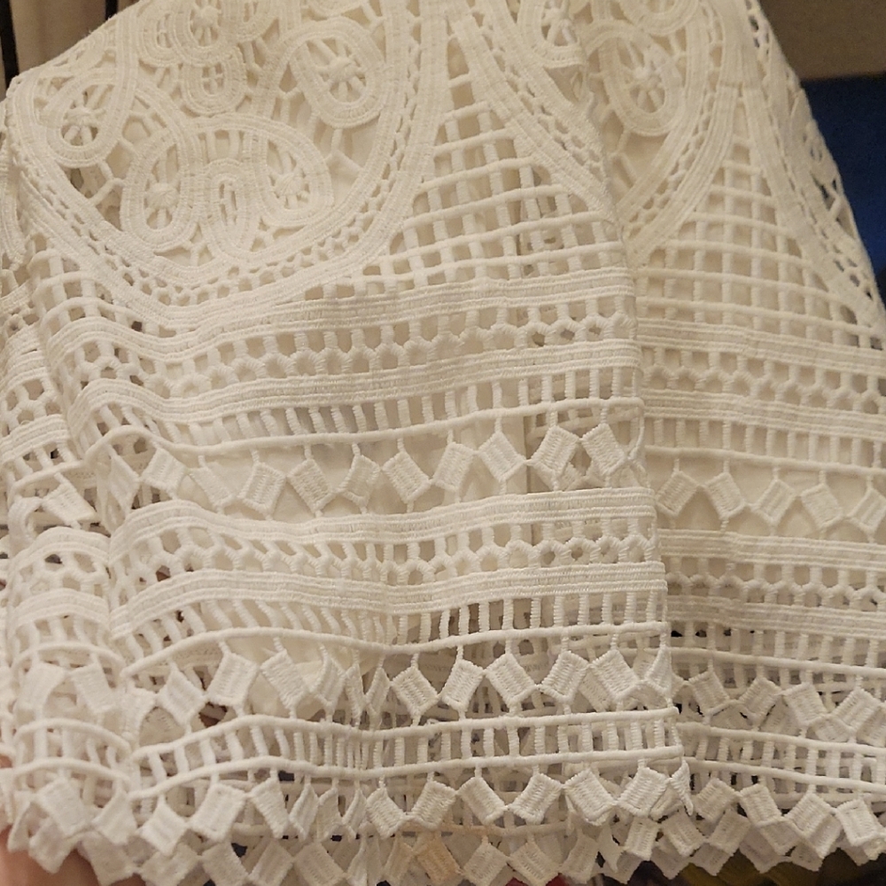 eri+ali White Lace Sleeveless Top - Picture 6 of 6